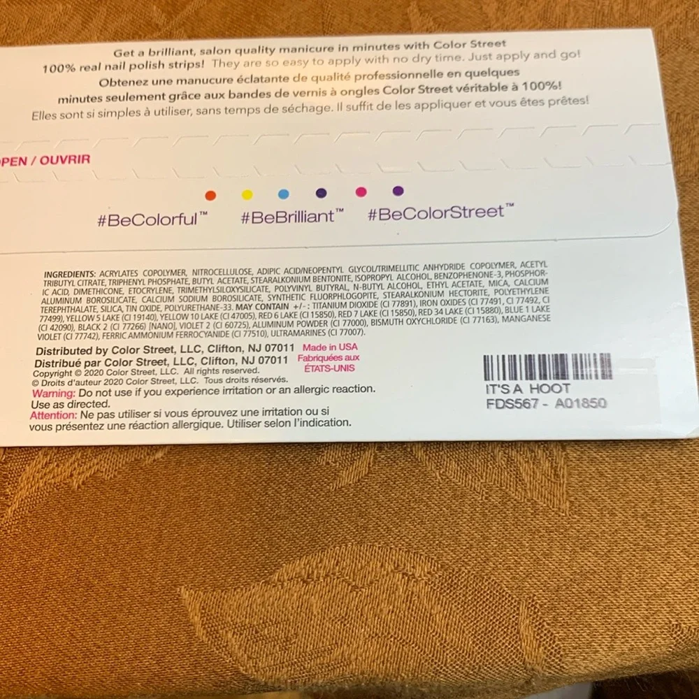 Pack of 5 brand new COLOR STREET 100% nail polish strips - Picture 6 of 14